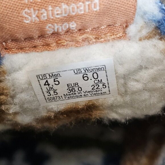 VANS Off The Wall Mens 4.5/Womens 6 Sk8-Hi Top Sunburn Marshmallow Tan Suede - Picture 3 of 13